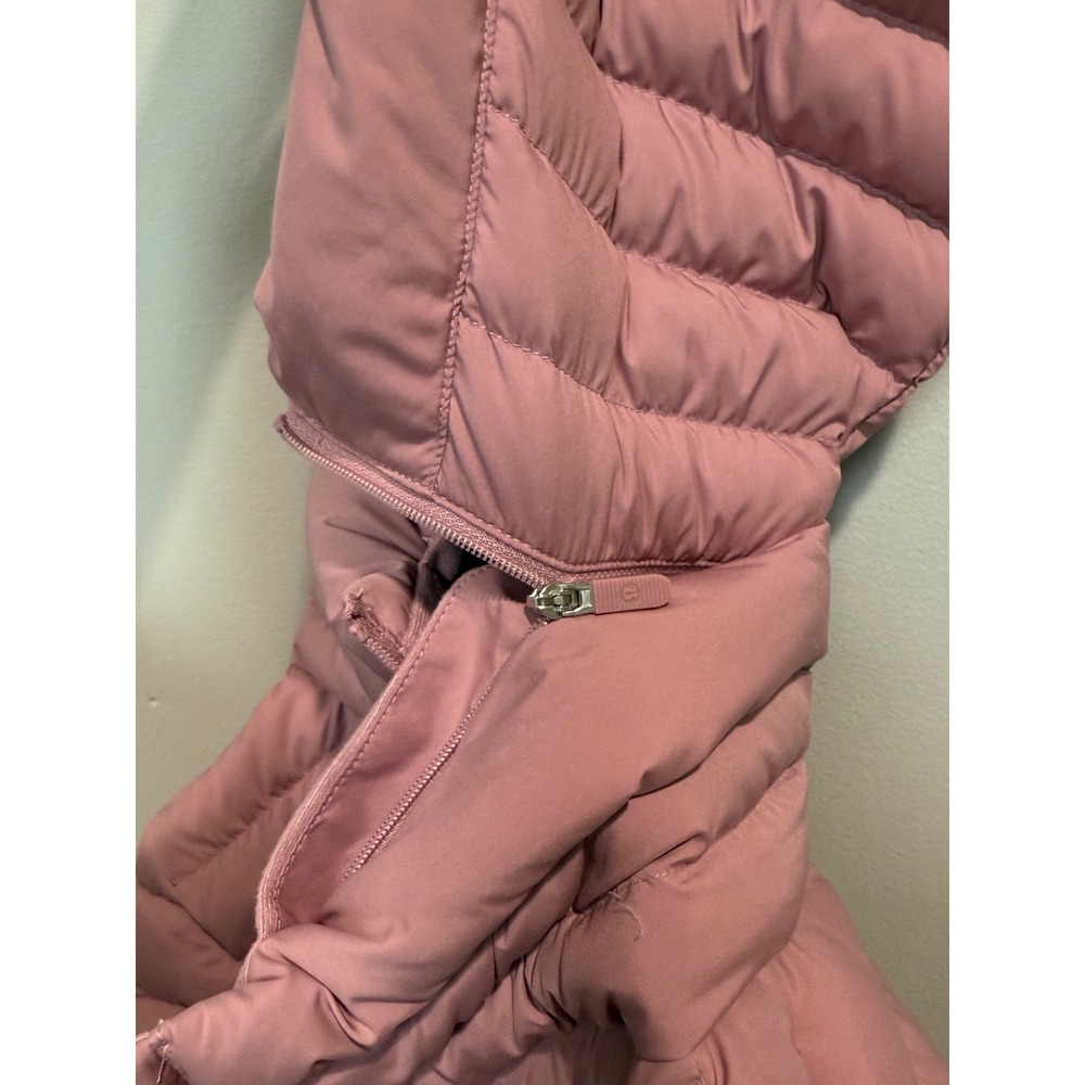 Lululemon Pack It Down Hooded Puffer Jacket Pink Taupe Women's Size 4 Full Zip - Picture 10 of 16